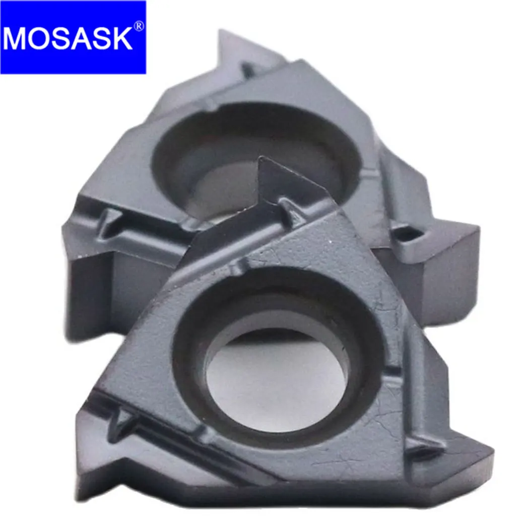 Imagem -03 - Mosask-inserções de Carboneto de Tungstênio Rosqueamento Interno Usinagem de Processamento Geral Aço Inoxidável 06 08 11 16 ir A60 Zp10 10 Pcs