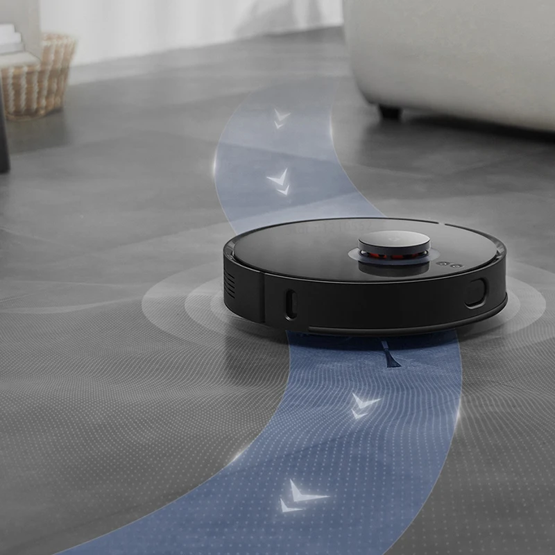 XIAOMI MIJIA Household Anti-Winding Sweeping & Dragging Robot Vacuum Cleaners 8000Pa Suction Power 5200mAh LDS Laser Navigation