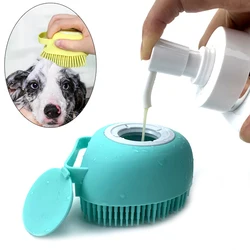 Pet Bath Brush Puppy Big Dog Cat Bath Massage Gloves Brush Soft Safety Silicone Pet Accessories for Dogs Cats Tools Products