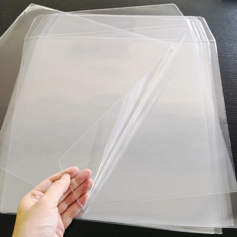 5PCS Extra Wide Thicken PVC Resealable Outer Sleeves for 12 inch Gatefold 3LP 4LP Booklet Cover
