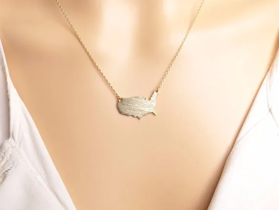 Крошечный контур, Соединенные Штаты, карта, кеттинг, кеттинг, Геометрическая ручная работа