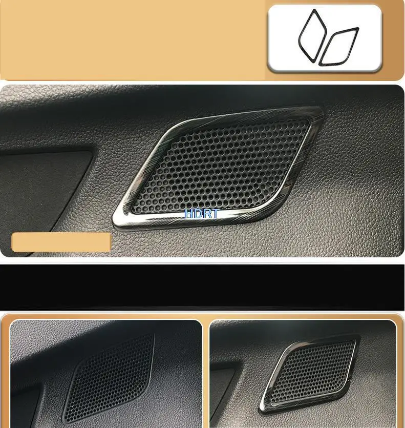 Car Styling Accessories Trim Stainless steel Black interior Steering Wheel Decorative Sticker For Chevrolet Orlando 2018