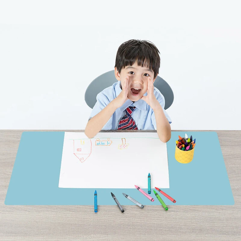 Large Double-side Portable Mouse Pad PU Leather Laptop Pad Table Protector Dining Desk Mat Mousepad Home Office Game MouseMat