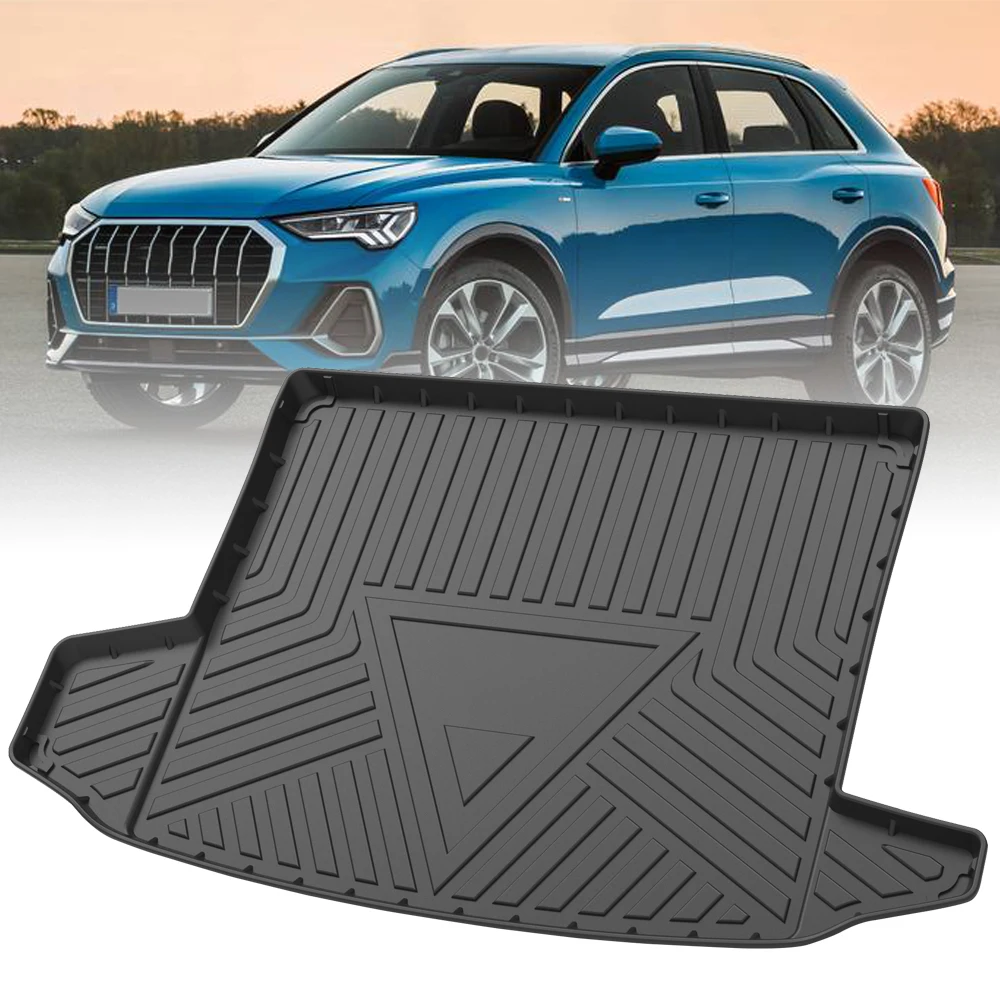 For Audi A3 A5 Q5 Q3 S4 Q8 Q7 2020 Car Trunk Protector Mat Rear Trunk Liner Cargo Floor Tray Carpet Guard Protector Accessories