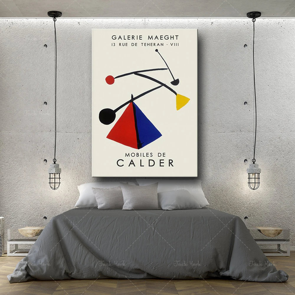 

Alexander Calder art Exhibition Poster, Mobiles de Calder Art Print,Gallerie maeght, Abstract ar, Exhibition wall art