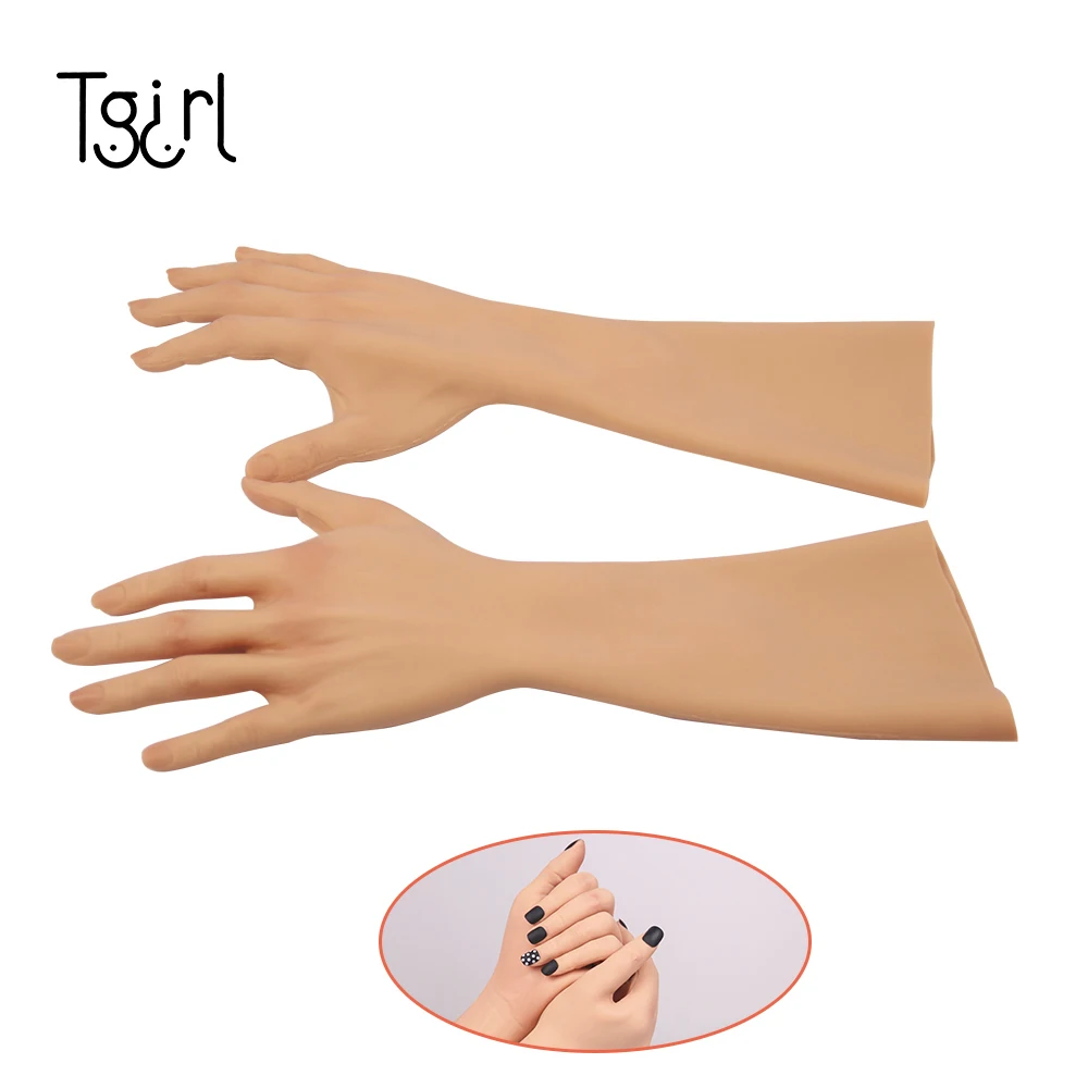 

Tgirl Female Hand Sleeve Silicone Cosplay Prosthesis Simulated Skin Artificial Arm Cover Scars Artificial Limb