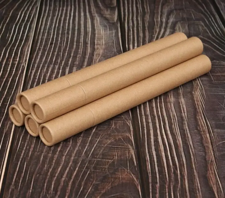 Kraft Paper Incense Tube Incense Barrel Small Storage Box For 10g 20g Joss Stick Convenient Carrying Paper Perfume Tube