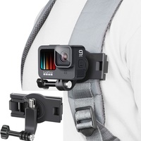 Quick Attached Bag Clip For GoPro Hero 11/10/97 Xiaomi Yi 4K SJ4000/6/8/9/SJ10 Pro Max EKEN H9 R One X2 X3 Camera Backpack Clamp