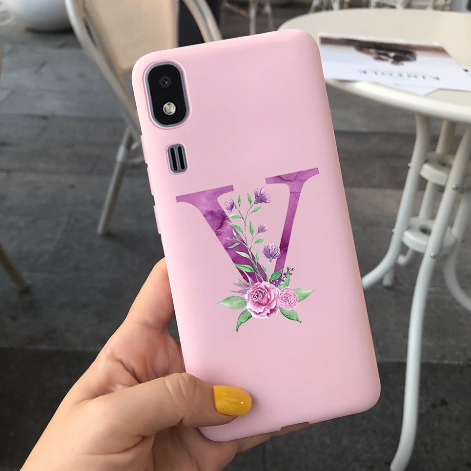 Silicon Case For Samsung Galaxy A02S SM-A025F Phone Cases Letter Back Cover For Samsung A 02 s A01 A2 Core Protective Funda Bag