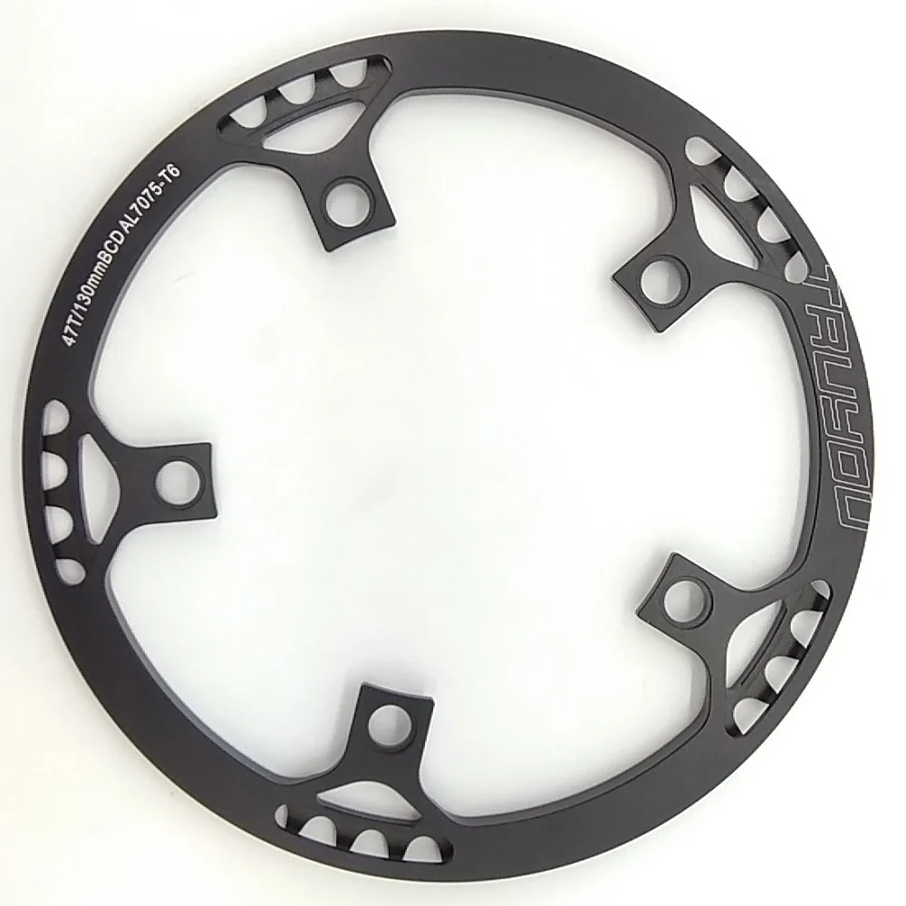 Folding Bike Chain Wheel Protective Plate 130 BCD 41T 45T 47T 50T 53T 56T Aluminum Alloy Road Bicycle Chainwheel