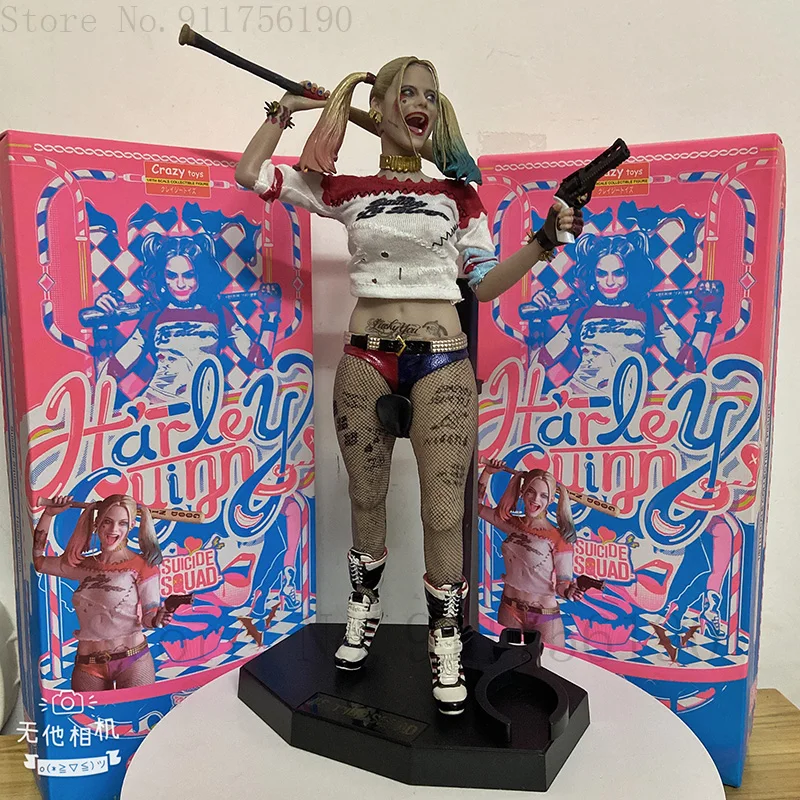 Crazy Toys Figure Harley Quinn Action Figure 1/6 Joker Team Of Prototyping Collectable Model Toy Gift 30CM