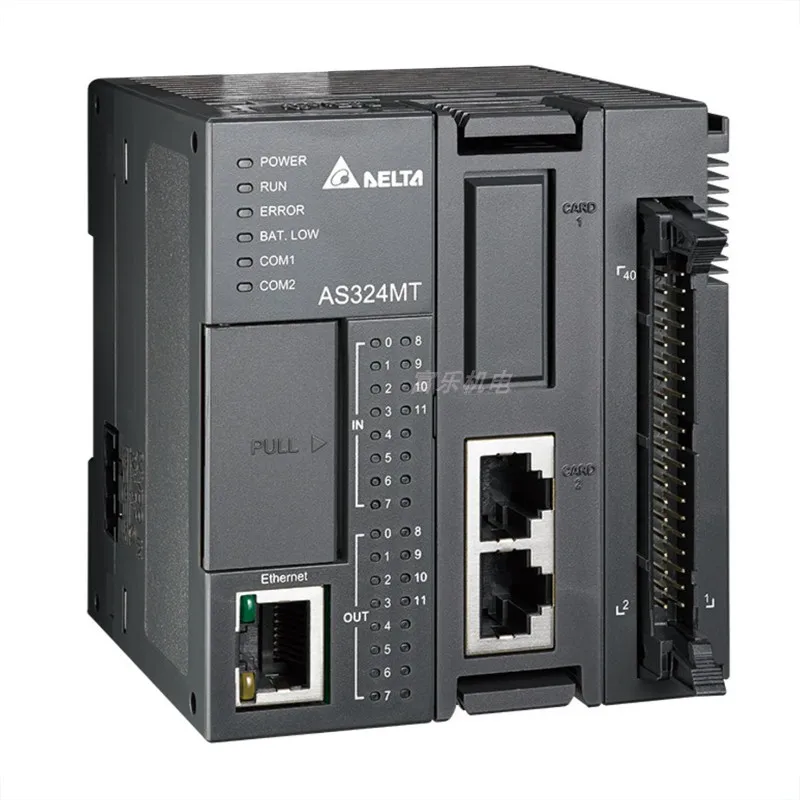 Original Delta AS300 AS324MT-A Programmable Controllers 12DI 12DO (NPN) USB Ethernet RS485*2 in box