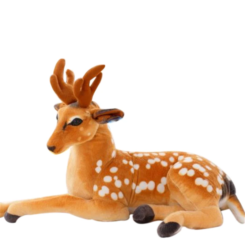 Dorimytrader 35'' / 90cm Spotted Deer Stuffed Soft Plush Giant Realistic Animal Toy Great Baby Gift Free Shipping DY60649