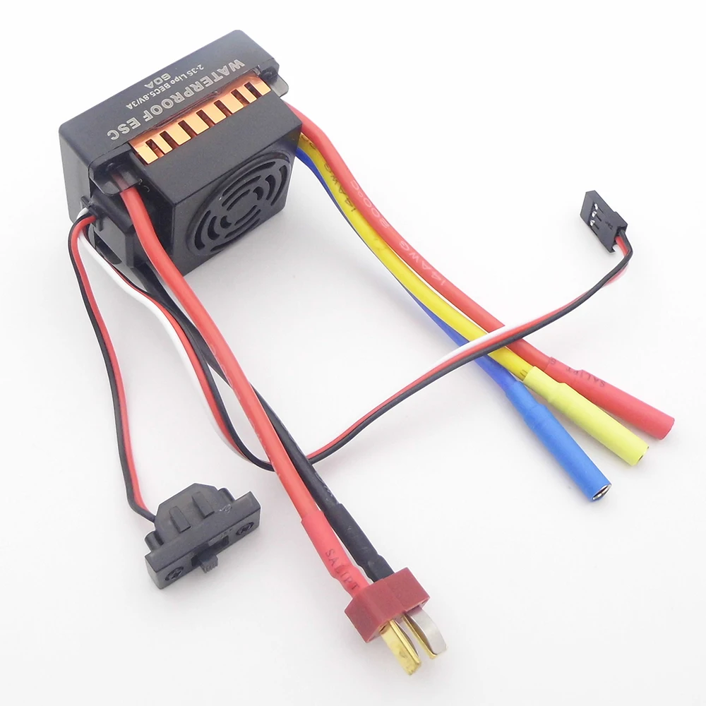 3650 2S-3S 4300KV motore Brushless 3.175mm albero 60A ESC 5.5V/3A per 1/10 RC Car Truck Tank Crawler Axial SCX10 HSP HPI