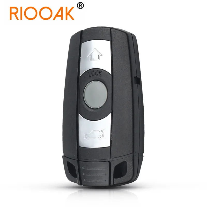 

3 Button Car Key Remote Key Shell Case Smart Key Blade Fob for BMW 1 3 5 6 Series E90 E91 E92 E60