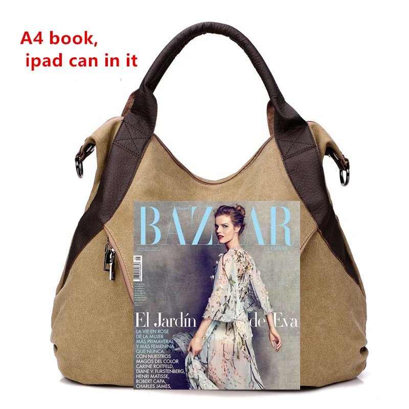 Casual Canvas Messenger Bag for Women High Quality VIP Handbag Vintage Fashion Tote Travel Crossbody Bags