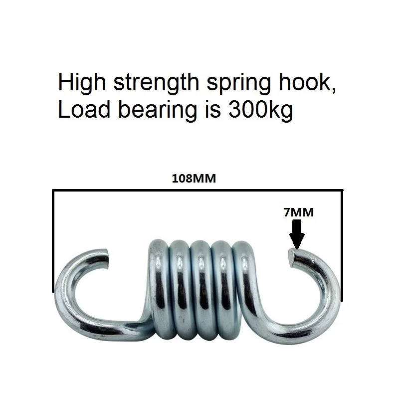 Ganchos resistentes da mola do teto do jogo de suspensão da rede de 700 libras com âncoras de parede de aço para o exercício da cadeira do balanço