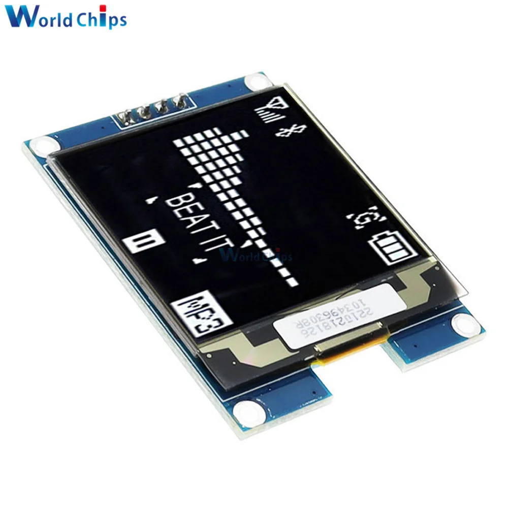 1.5 Inch OLED Display Screen Module 128x128 SSD1327Z Driver I2C IIC Interface For Raspberry Pi For STM32 For Arduino