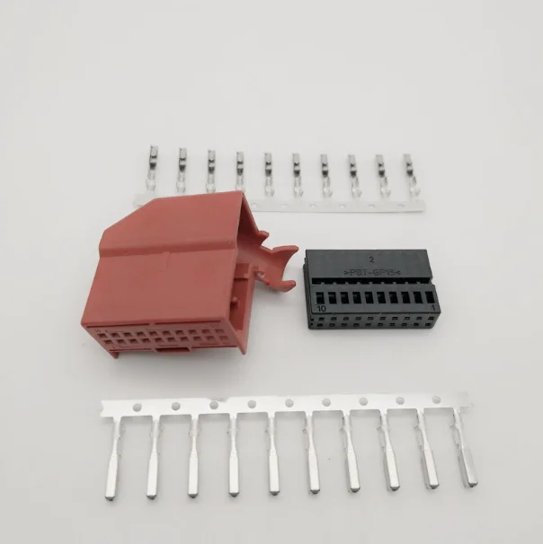 100 sets 8E0 972 420 TE 20 Pin Male Female Gateway Canbus Plug Connector Socket With Terminal 1534095-1 1534102-1