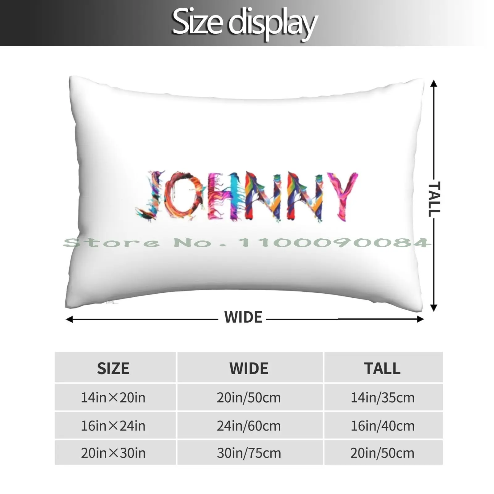 Prénom Johnny Pillow Case 20x30 50*75 Sofa Bedroom Sasha Grey Asa Xvideo Faketaxis Mia Sexy Girl Woman Rileys Rhoades Funny Hot