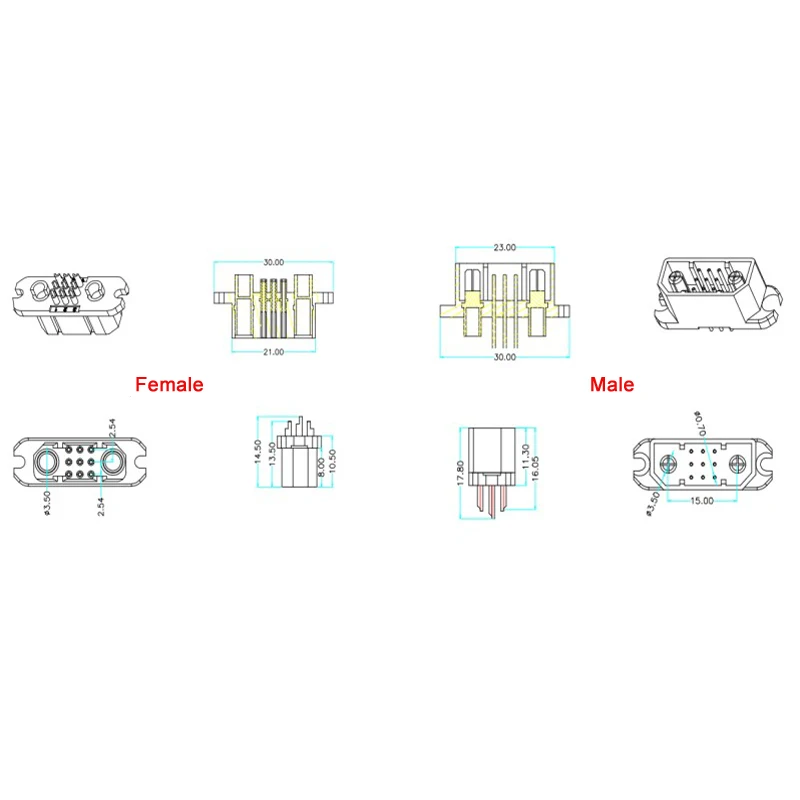 2 pares vtol pro conector jx9 multi fio servo extensão plug sinal de fio para rc avião turbina jet modelo diy bms carregamento