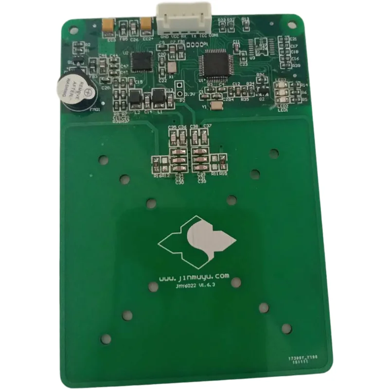 13.56Mhz Rfid Hf Reader Module Geïntegreerde Antenne Met Nxp RC663 Chip Die Ondersteuning ISO14443A ISO14443B ISO15693