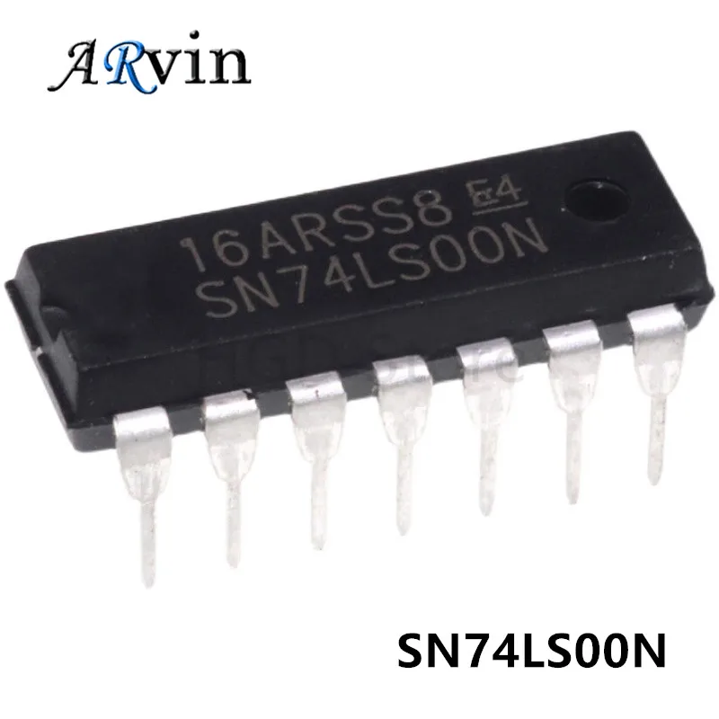10PCS SN74LS00N DIP14 SN74LS00 74LS00N 74LS00 DIP Integrierte IC