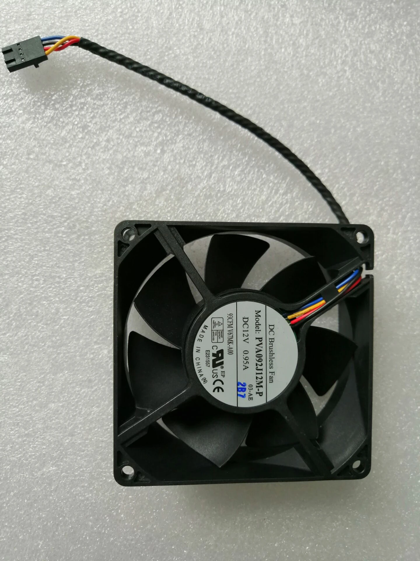 Original fan For Nidec T92C12MS1A7-57A02 9232 90mm 9cm t92t12ms3a7-57a03 V67MK-A00 AUC0912DF 2PVRX-A00 PVA092J12M-P