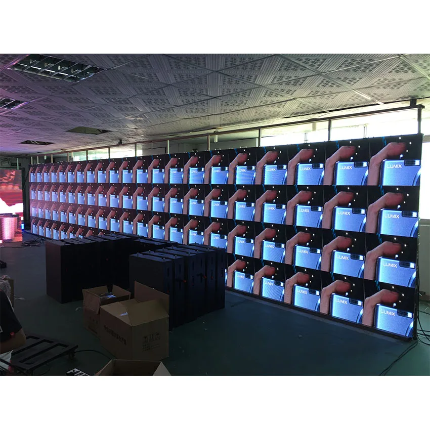 

500*500mm Outdoor Rental Die-casting Aluminum Led Display P3.91 P4.81 Led Module Full Color 128*128dot SMD LED Screen Board