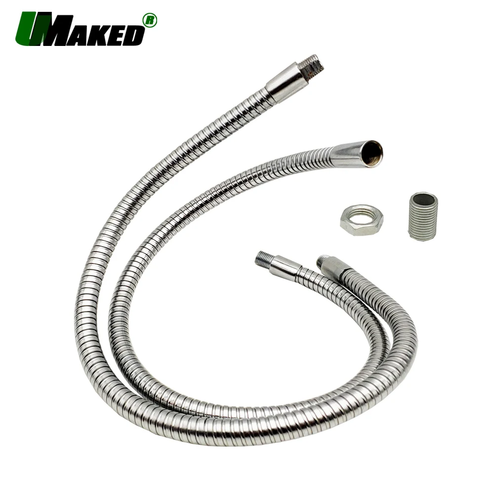 1pc Diameter 12mm led gooseneck 30 40 50 60 100cm Long led flexible holder Desk lamp Metal Hose universal soft Light lamp pipe