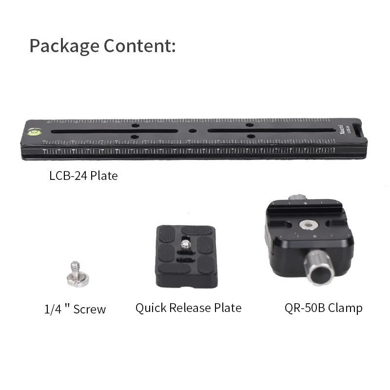 XILETU LCB-24B Track Dolly Slider Focusing Focus Rail Slider & Clamp and QR Plate Meet Arca Swiss For DSLR Camera Canon