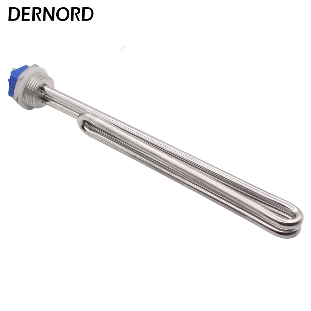 DERNORD elektryczny element grzejny 1 "BSP składany rezystancja zanurzeniowa 240V 1KW 2KW 2,5KW 3KW 3,5KW rurowy podgrzewacz wody — zdjęcie 2