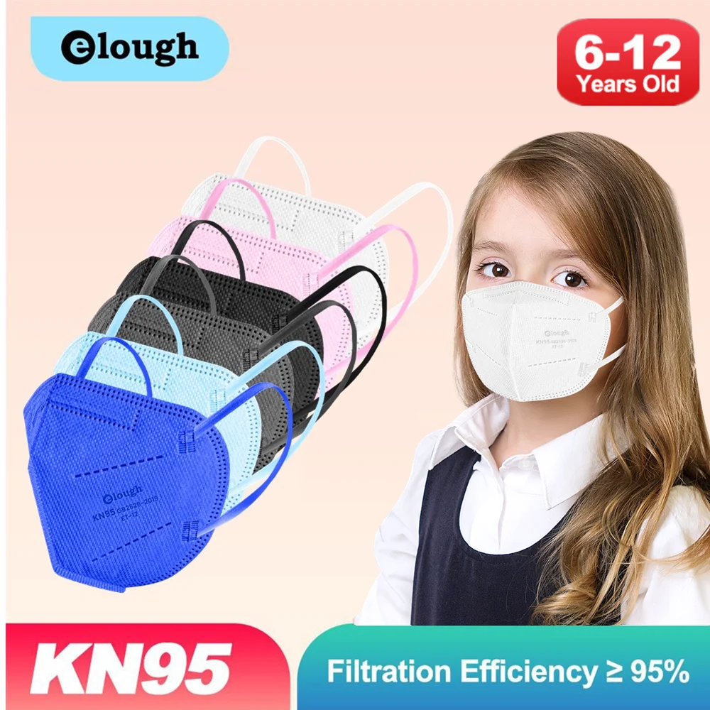 

Elough mascarillas ffp2 children fpp2 mask kn95 kids 4 layers 6 to 12 old ffp2mask infantiles mascarilla homologada ffp2 niños