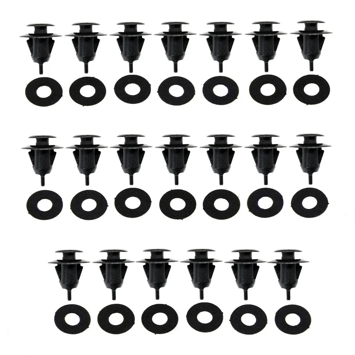 10pcs Moulding Trim Clips Repair Clamp Components for Toyota Lexus 75493-60020 8mm Hole