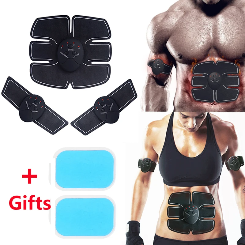 EMS Electro Muscle Stimulation Abdominal Muscle Trainer Stimulator Abdomen Electrostimulation Arm Trainer Body Building Exercise