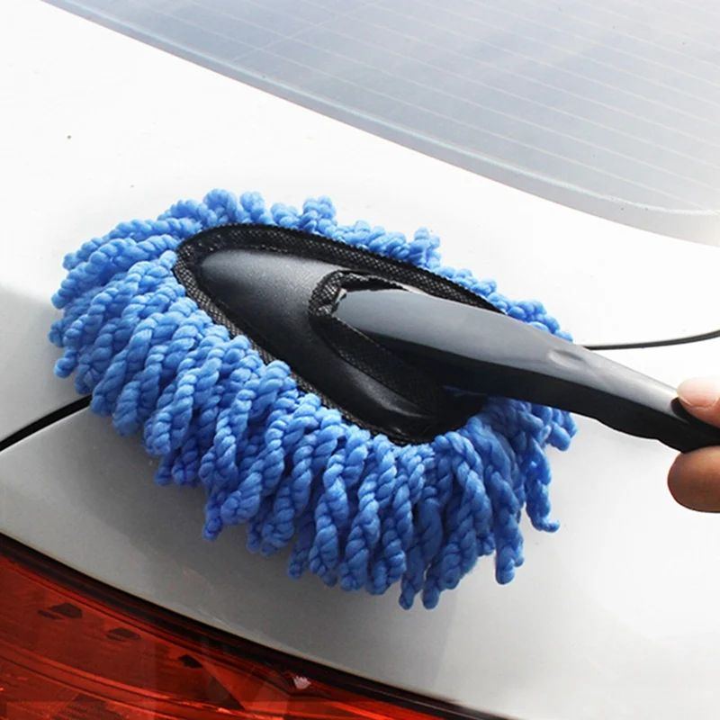 Brosse de nettoyage de poussière de voiture, microfibre multifonctionnelle, plumeau, vadrouille, soins de voiture