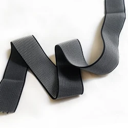 Classic Black And White Elastic Jacquard Wave Rubber Band 3D Stripe 4.4cm Belt for Clothing Trousers Sewing Supplies