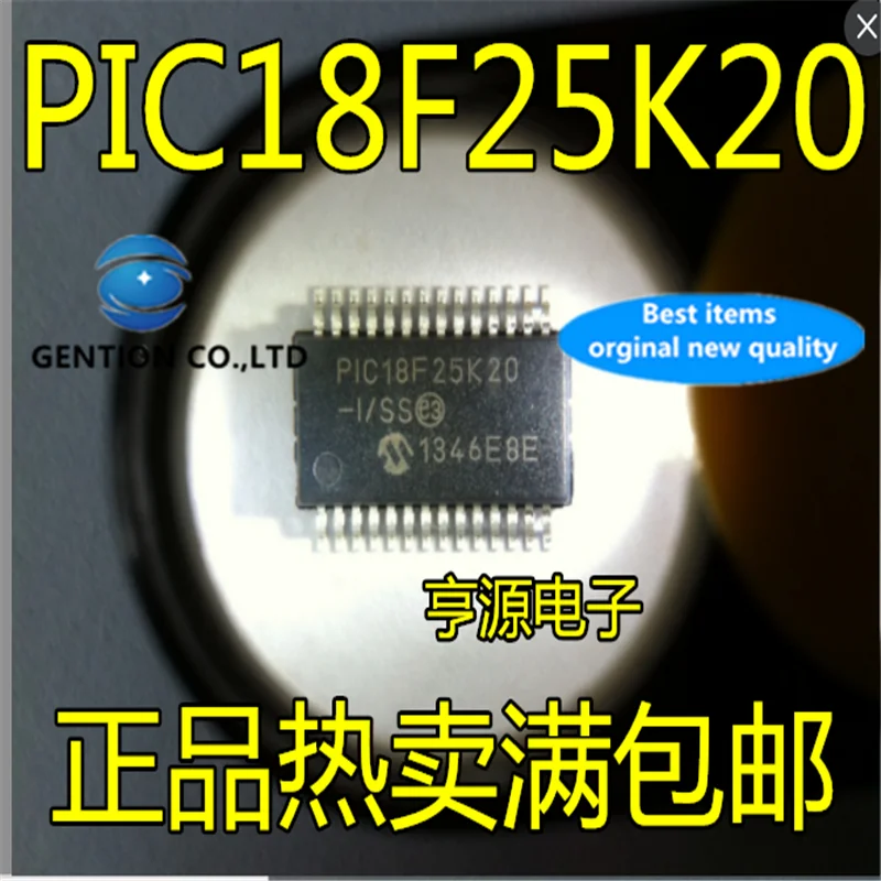 

5Pcs PIC18F25K20 PIC18F25K20-I/SS SSOP28 micro controller in stock 100% new and original