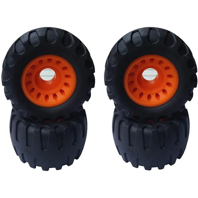 All Terrain Off Road Skateboard Longboard Wheels Road Damping Wheel Dance Board Round (Set of 4 Contains Bearing Sleeve)