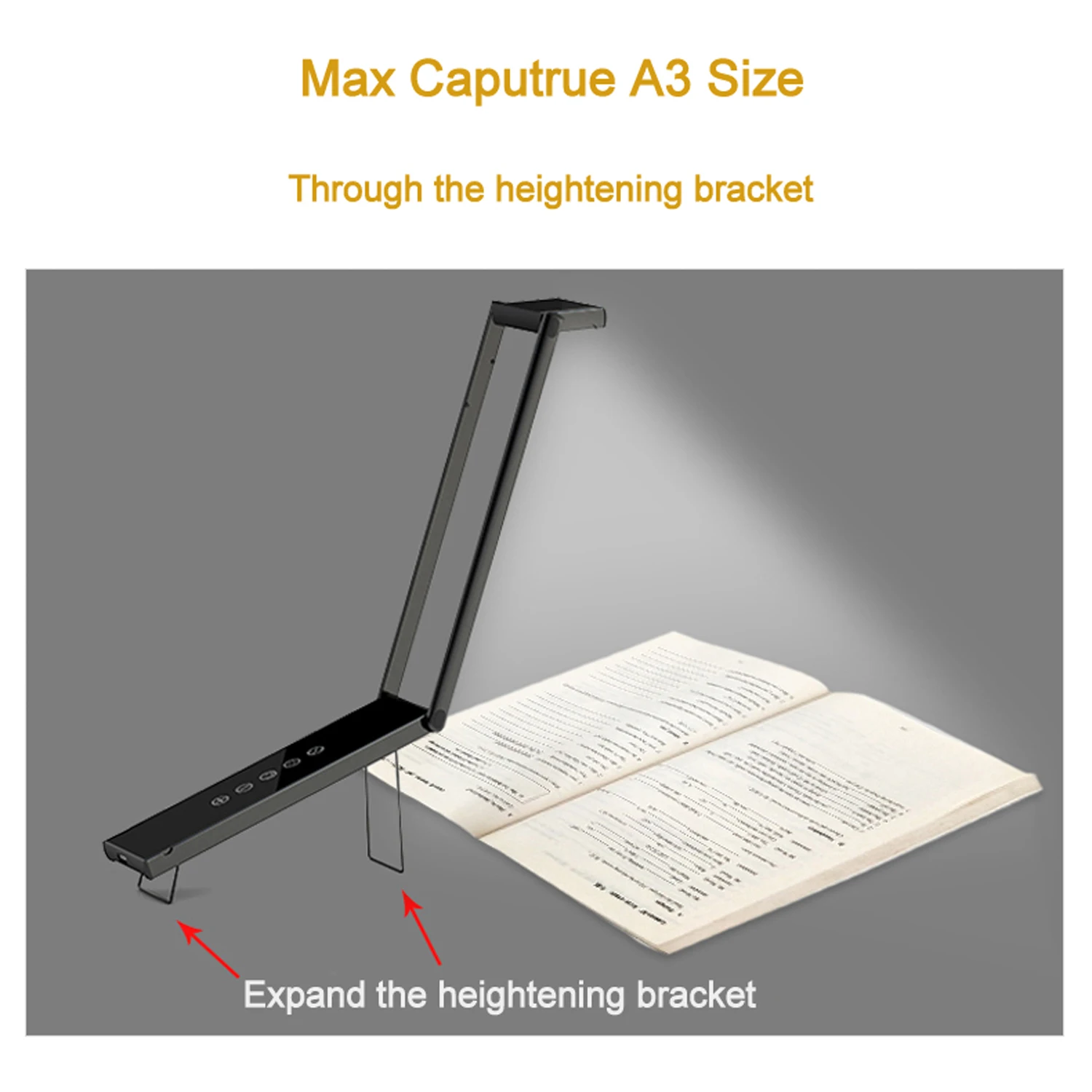 Document Camera,13MP 4K 30FPS 15x zoom, HD USB Camera for Professional Visual Presentations Conference Calls,Document Scanner