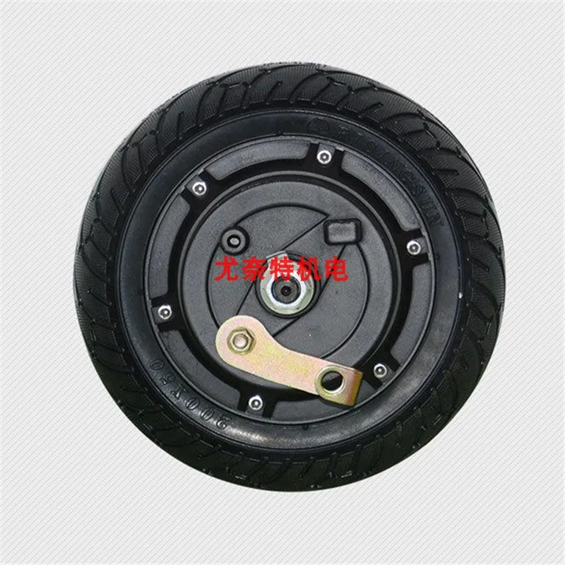 8 inch Wheel Brushless Motor 24 v36v350w Solid Tire Car Motor Electric Skateboards Car Instead of Walking