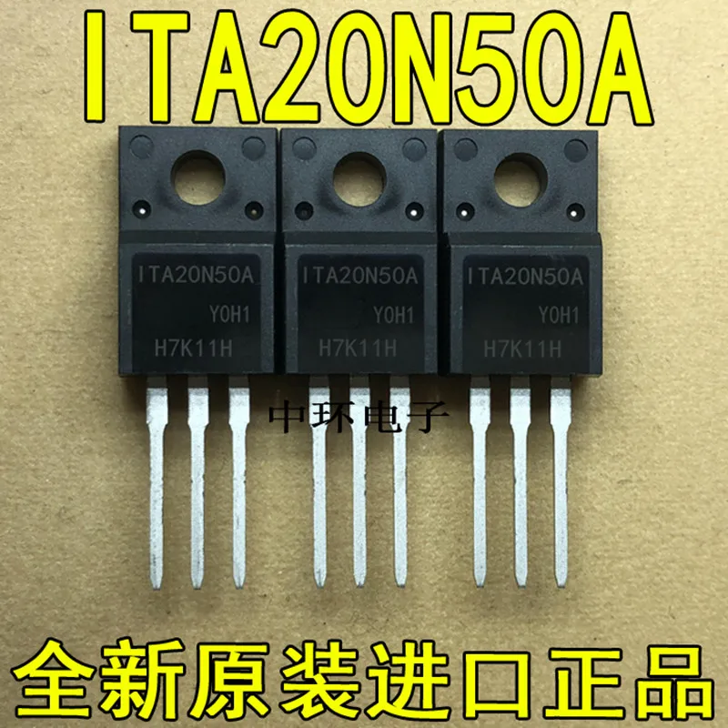 

10pcs 20N50 ITA20N50A TO-220F MOS 20A500V