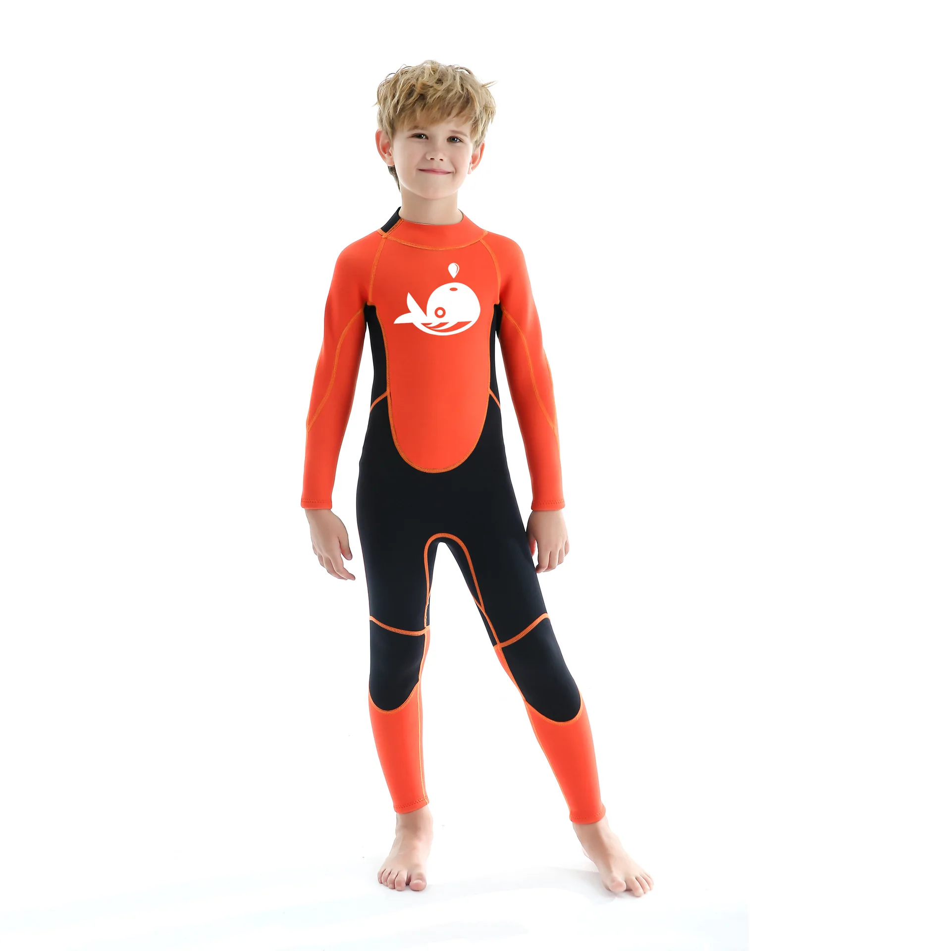 Boys Wetsuit 2.5MM Neoprene Full body Scuba Diving suit child Surfing snorkeling Sun-proof Wetsuit kids winter thermal swimsuit