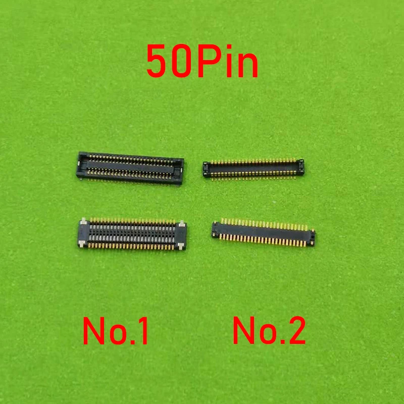 2pcs 50pin Hard Drive Interface On Motherboard For Asus X555UV X555UF F555L Hard Disk HDD FPC Connector Port