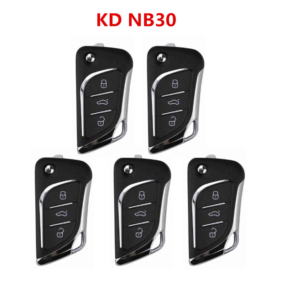 KEYDIY NB30 3 Buttons KD Remote Control Car Key Acesssories For KD900/MINI/URG200 Programmer Tools Smart NB Series 5pcs/Lot