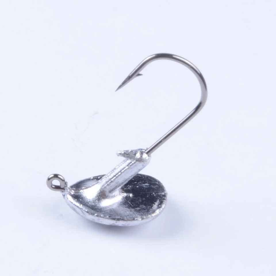 1pcs Jump Jig Head Fishing Hook 3.5g 5g 7g 10g 14g Tumbler Anti-hanging grass Lead Head Fishing Hooks Soft Lure Tackle Pesca