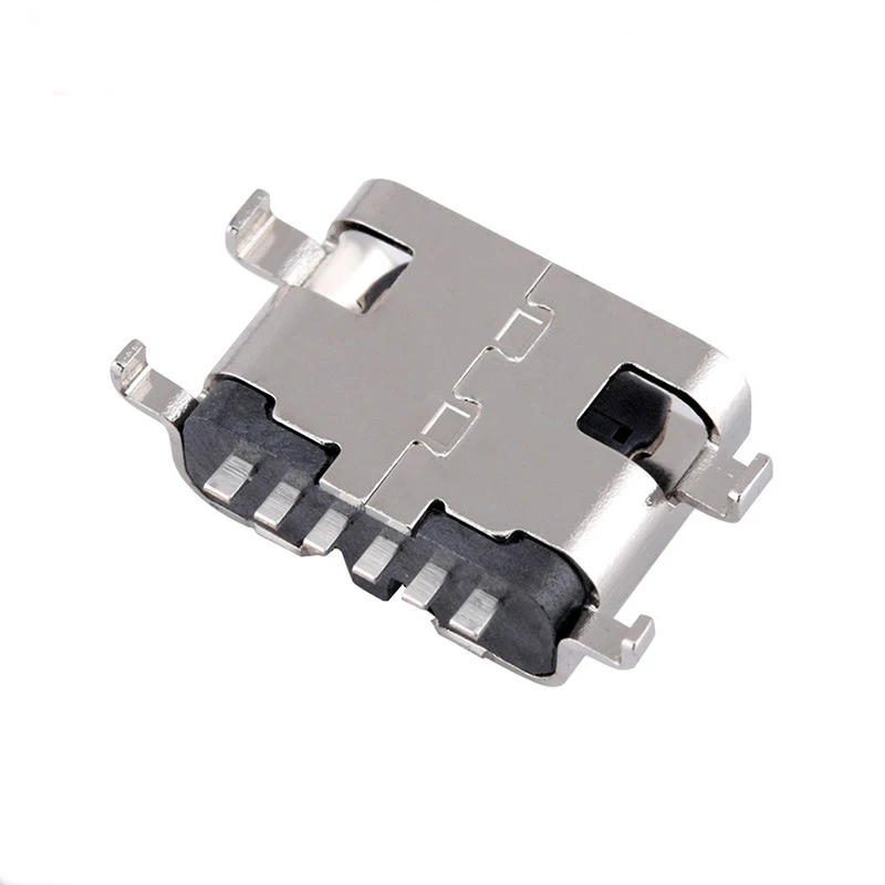 10Pcs Micro USB Connector Type C 3.1 6 Pin SMT Socket Connector Female Placement SMD DIP For PCB design DIY high current chargin