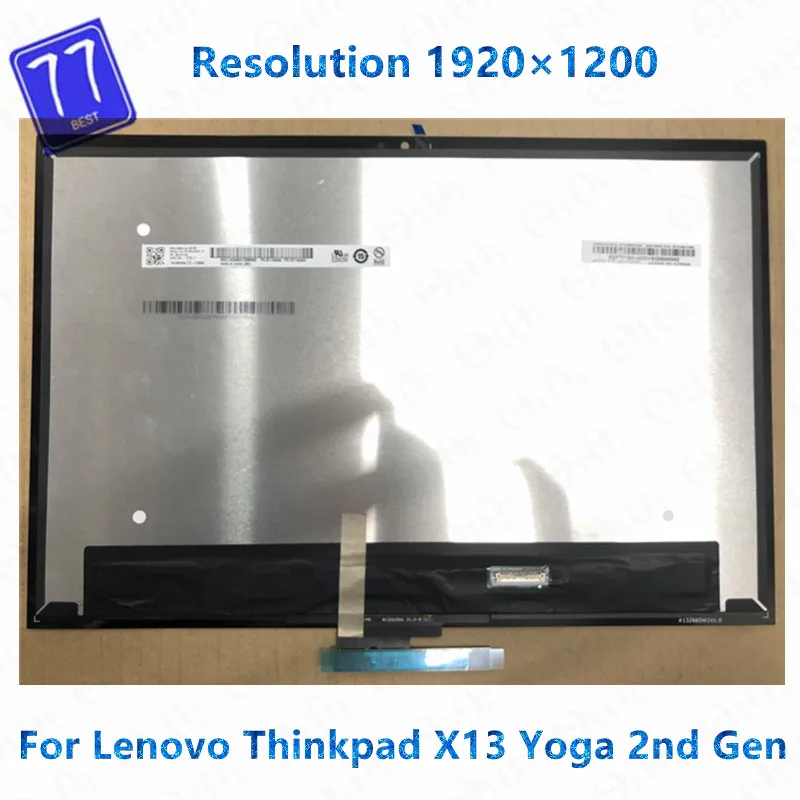 13-inch For Lenovo ThinkPad X13 Yoga Gen 2 (Type 20W8, 20W9) Lcd touch screen Digitizer assembly B133UAN01.2 NV133WUM-N61 30pins