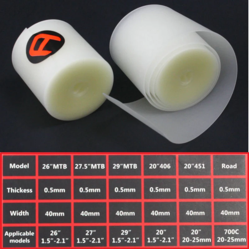 2Pcs Bicycle Tire Liner Puncture Proof Belt Protection Pad Rim Tape For 700C 20\
