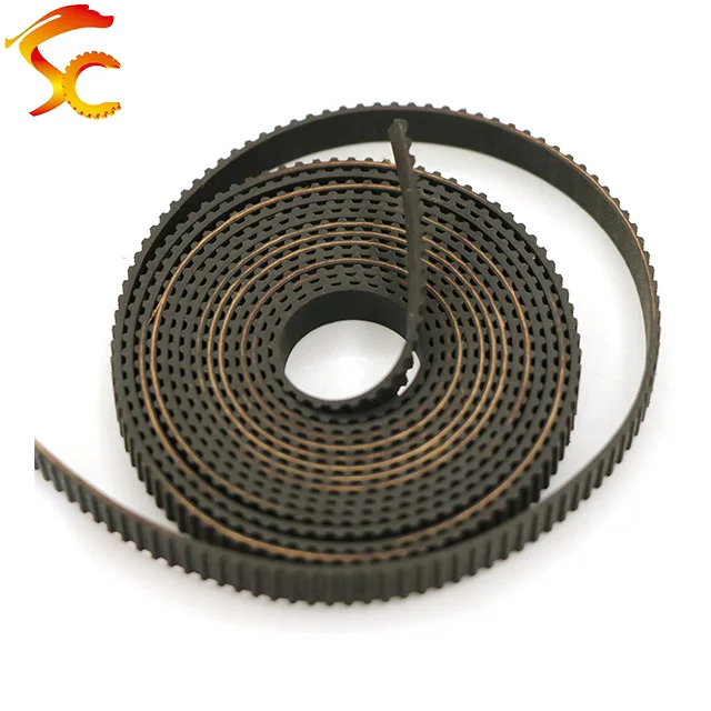 10Meters T2.5 6mm Timing Belts width 6mm Rubber with fiberglass Metric Trapezoid open ended belt pulley 3D Printe